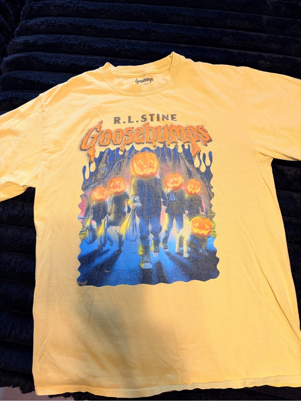 Vintage R.L. STINE Goosebumps Logo Graphic Tee